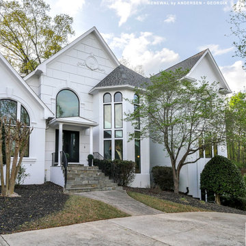 New Black Windows in Stunning Home - Renewal by Andersen Georgia