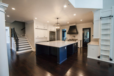 Example of a farmhouse kitchen design in Atlanta