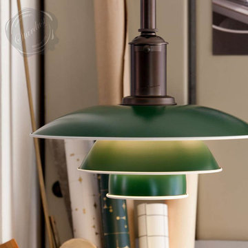 Danish Mid-Century * Modern Vintage Style Hanging Pendant Light Modern Fixture
