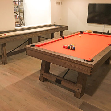 Rustic Pool Table and Shuffleboard Los Angeles