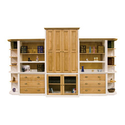 Giovanni Wall Unit System - Bookcases