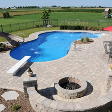 Pool Fire pit
