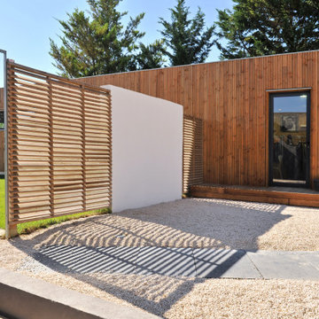 Construction d'un studio en bois
