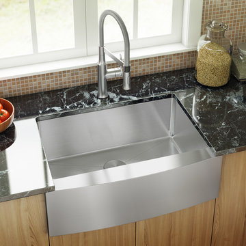 KH-3021F-R15 FARMHOUSE STAINLESS STEEL KITCHEN SINK