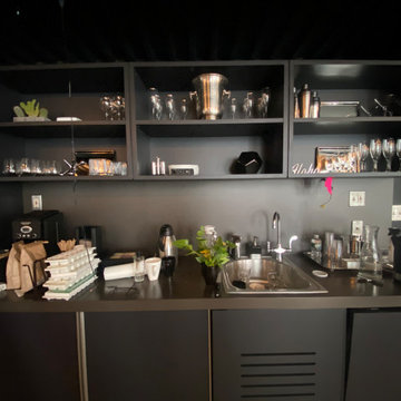 Black Mirror Kitchen Backsplash