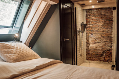 Inspiration for a contemporary bathroom remodel in Amsterdam