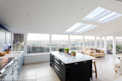 Contemporary conservatory in Dorset.