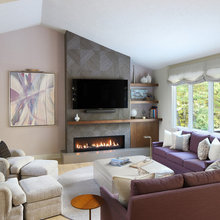 Fireplace wall