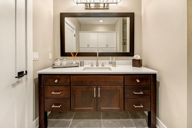 Elegant bathroom photo in Other