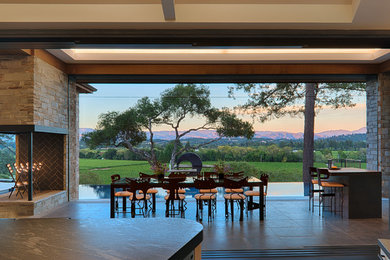 Dining room - craftsman dining room idea in San Francisco
