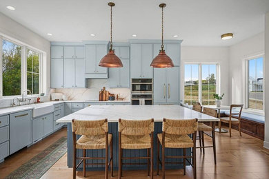 Kitchen - french country kitchen idea in Other