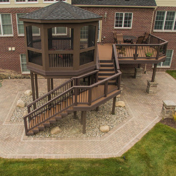 Northville Frontyard Design & Backyard Gazebo