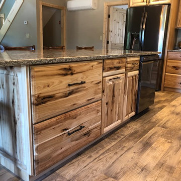 Rustic Hickory kitchen