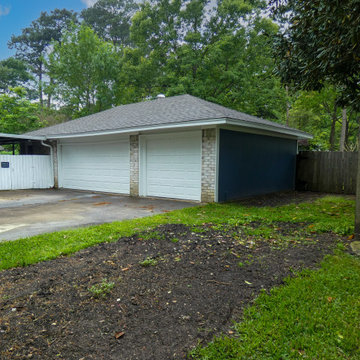Re-roof and Re-paint with Garage Siding