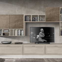 Contemporary Wall Unit JA-1055 | Italy - $2,579.00 - Entertainment Centers And Tv Stands