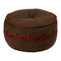 Surya Pouf Ottoman - Floor Pillows And Poufs