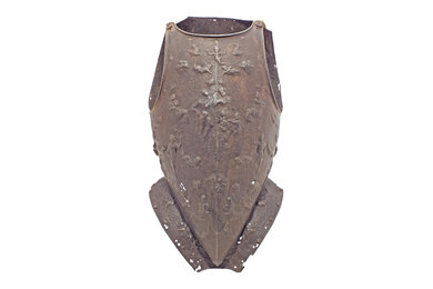 AN EXTREMELY RARE AND IMPORTANT EMBOSSED FRENCH CUIRASS C.1560-70