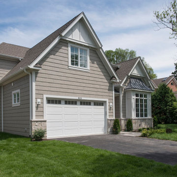 Garage and Driveway View