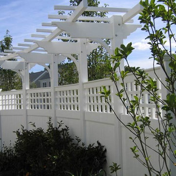 Pergola on Fence