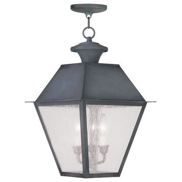 Mansfield Outdoor Chain-Hang Light, Charcoal