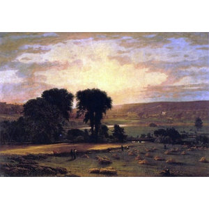 Sundown Brillance Canvas Art By George Inness Traditional Prints And Posters By Trademark Global