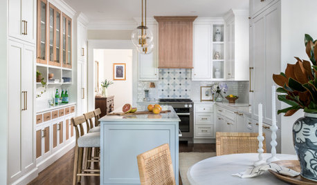 Kitchen of the Week: White, Wood and Blue With Cottage Charm
