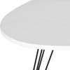 Safavieh Wynton Lacquer End Table, White and Black