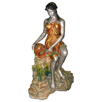 Maiden With Water Pitcher, Special Patina Finish