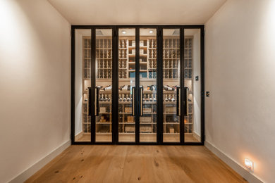 Transitional wine cellar photo in San Diego