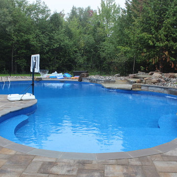 Custom Backyard and Pool