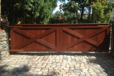 This is an example of a rustic landscaping in New York.