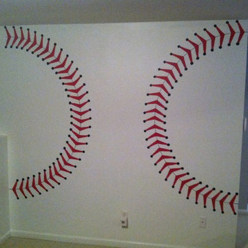 Boy's Baseball Bedroom
