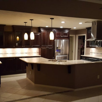Kitchen Remodel - Island Overlook & Kitchen