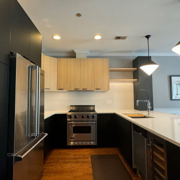 Open Concept Luxury Kitchen Island with Custom Millwork