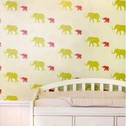 Tempaper Tots Tusk Temporary Wallpaper - Wallpaper