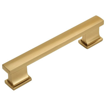 Cosmas 702-4GC Gold Champagne Contemporary Cabinet Pull - 4" Hole Spacing
