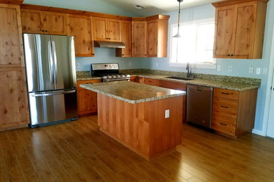 Inspiration for a rustic kitchen remodel in Phoenix