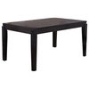 Oxford Dining Table, Cappuccino Wood, 59" Rectangle