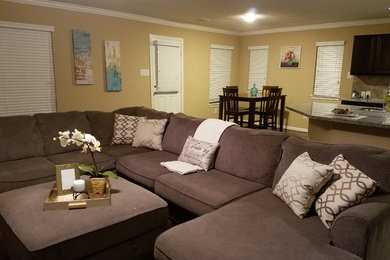 Inspiration for a timeless living room remodel in Other