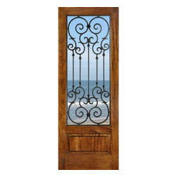 FD1LPBMONTECARLO - MAHOGANY MONTE CARLO EXTERIOR DOOR (8-0FT) (1-3/4") - Windows And Doors