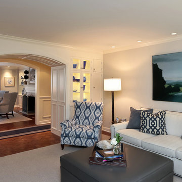 Lake Forest New Traditional Living Room