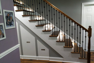 Inspiration for a staircase remodel in Chicago
