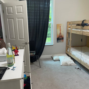 Boys bedroom organization