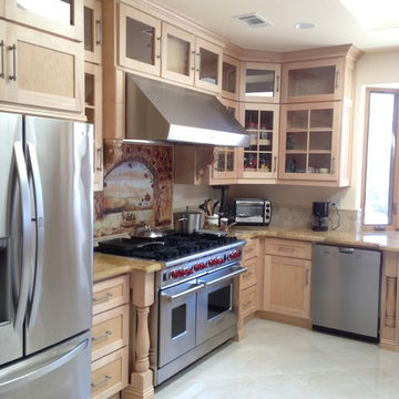 Maple Kitchen with Clear Finish