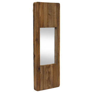 Wooden Wall Mirror