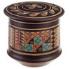 Novica Handmade Inca Splendor Ceramic Decorative Box