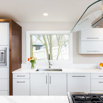 Modern Custom Wood Kitchen Remodel