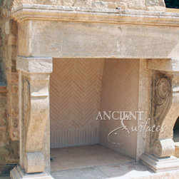 Antique Stone Fireplaces - Outdoor Fireplaces