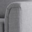 Oslo Grey Sectional Sofa, Light Grey