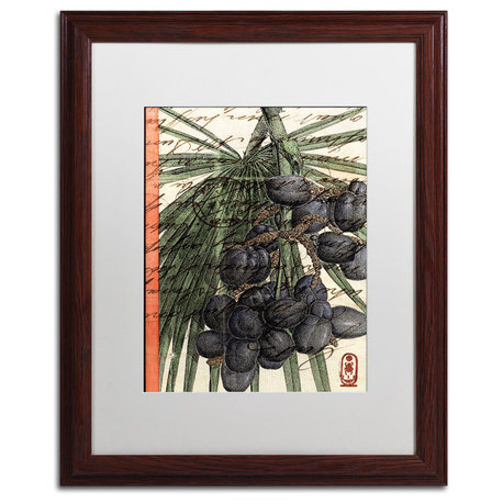 Nick Bantock 'Plums' Matted Framed Art, 20x16